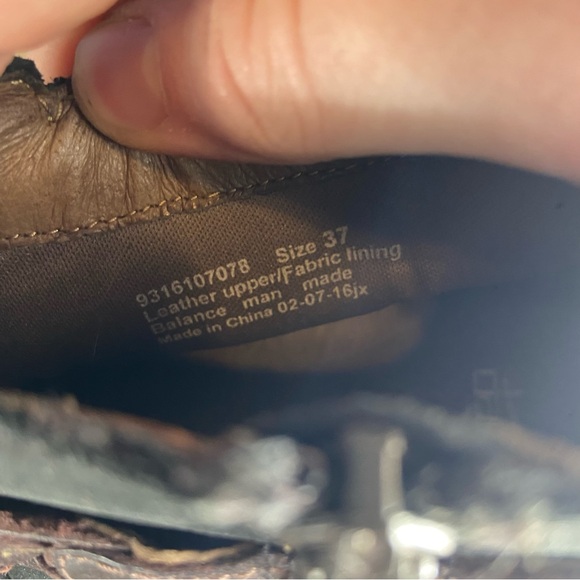 dansko tivoli womens size 37 shoes black leather side zip wedge ankle boots - Picture 8 of 8